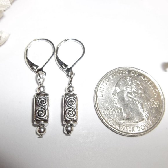 Earring, Silver Earring, Minimalist Earring, Silver Earring Set, Earring D101 - Picture 2 of 9